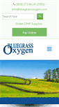 Mobile Screenshot of bluegrassoxygen.com